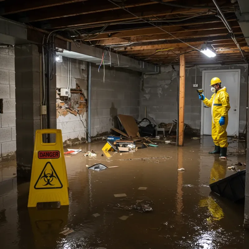 Flooded Basement Electrical Hazard in Halawa, HI Property